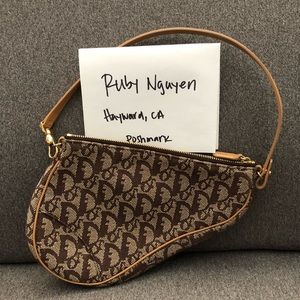 Authentic Christian Dior Saddle bag